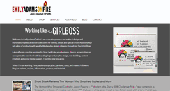 Desktop Screenshot of emilyadamsonfire.com